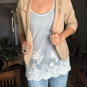 BANANA REPUBLIC lace shirt
